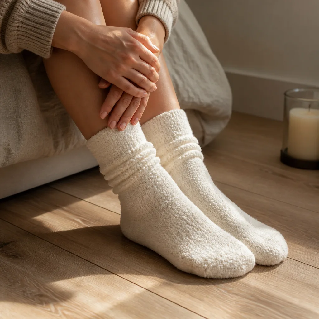Fuzzy Socks — The smallest gift on this list that still gets used the same night it arrives. Employee christmas gifts