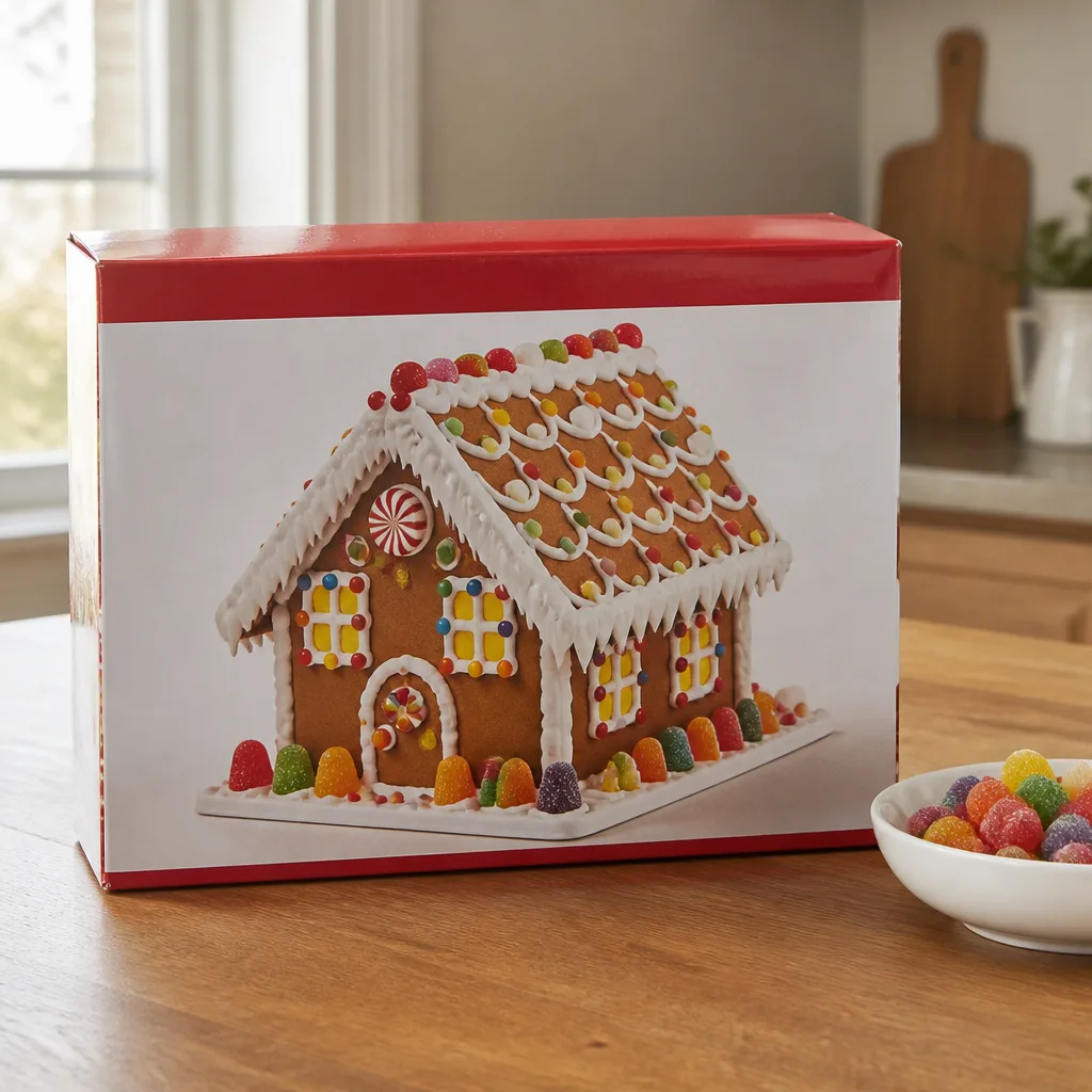 Gingerbread House Kit — For the team that likes an activity more than an object, this turns a slow afternoon in the break room into something everyone