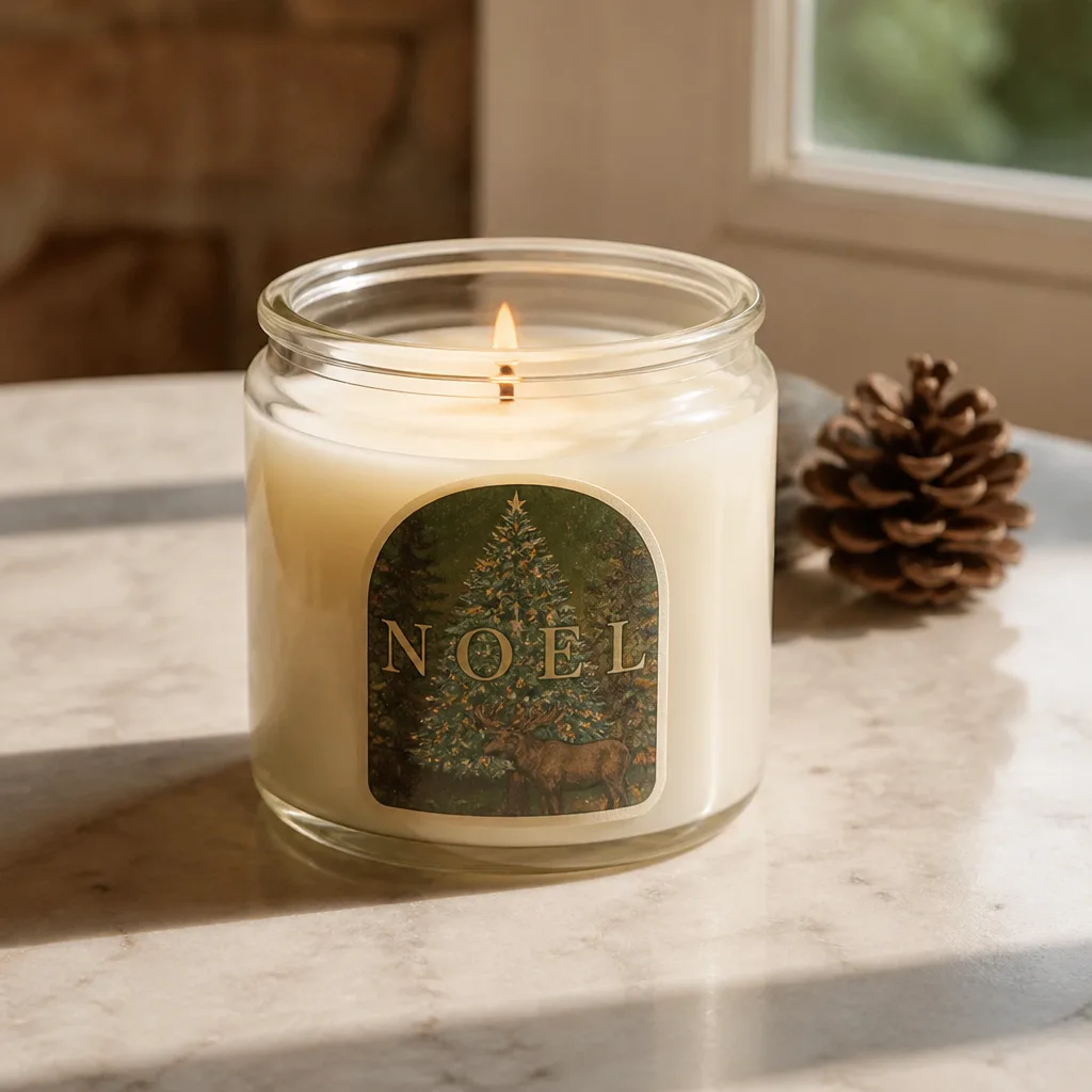Holiday Candle — A desk that smells like cut pine or spiced orange for a few weeks is a small kind of mercy in a busy office. Employee christmas gifts