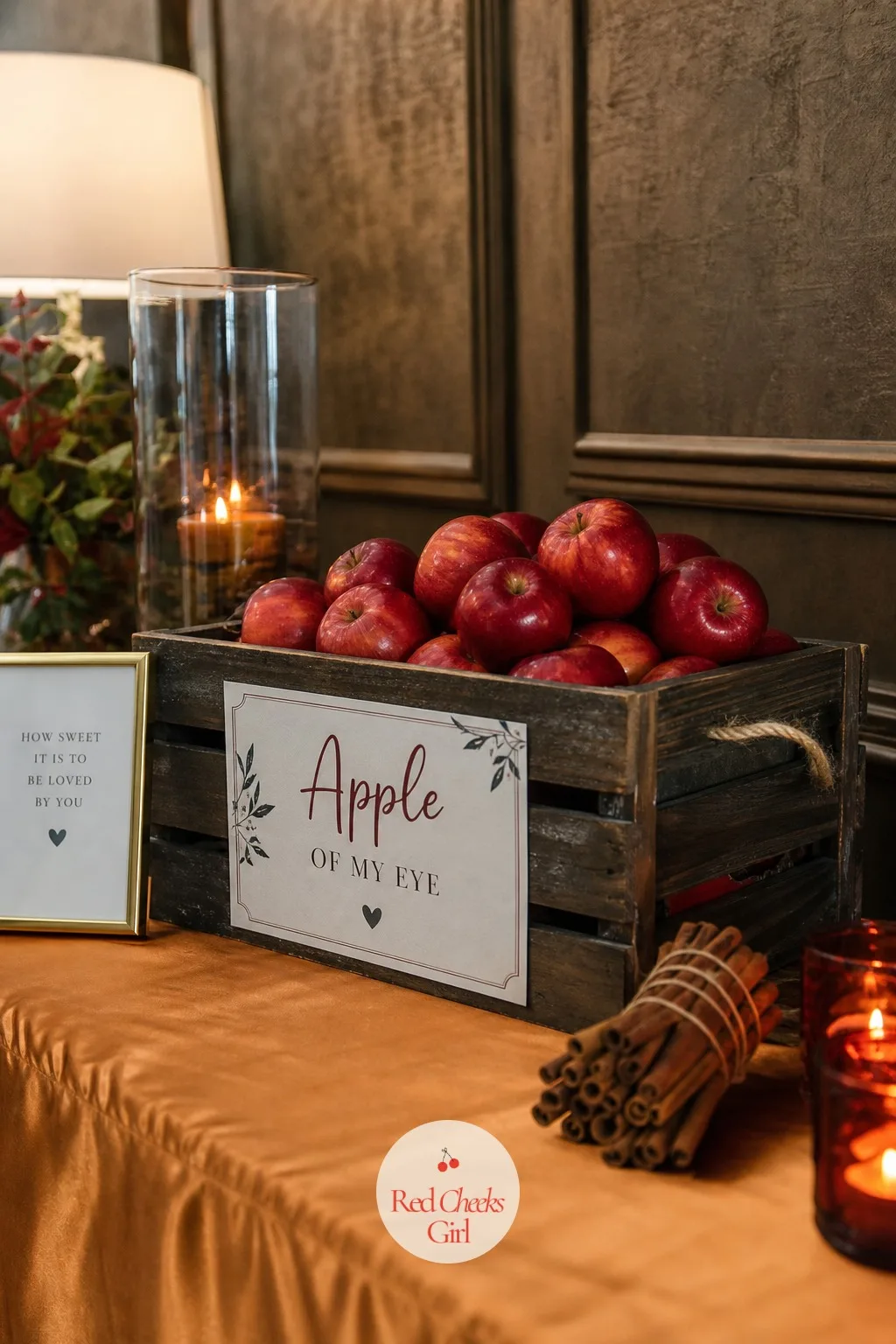Apple Of My Eye — A play on an old nickname gives you a whole theme without inventing one from scratch. Engagement party ideas