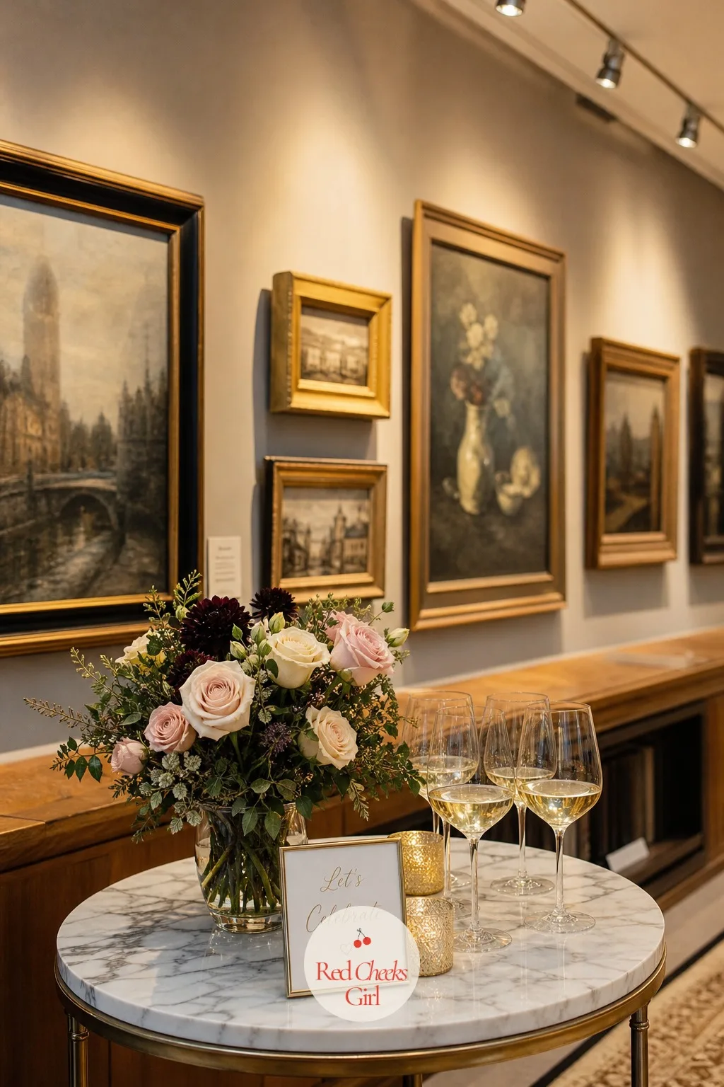 Arts-Inspired Party At A Gallery Or Library — Couples who met over a shared love of books or paintings get to throw a party that actually looks like them.