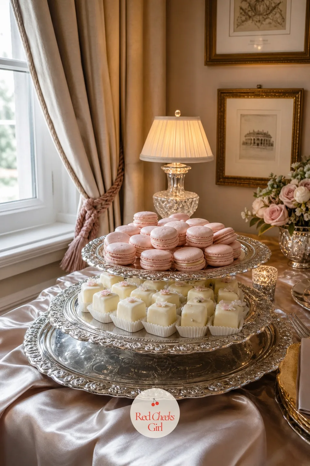 Vintage Silver Trays — Passed hors d'oeuvres and poured drinks both look twice as finished sitting on a polished vintage-style silver tray instead of a plain