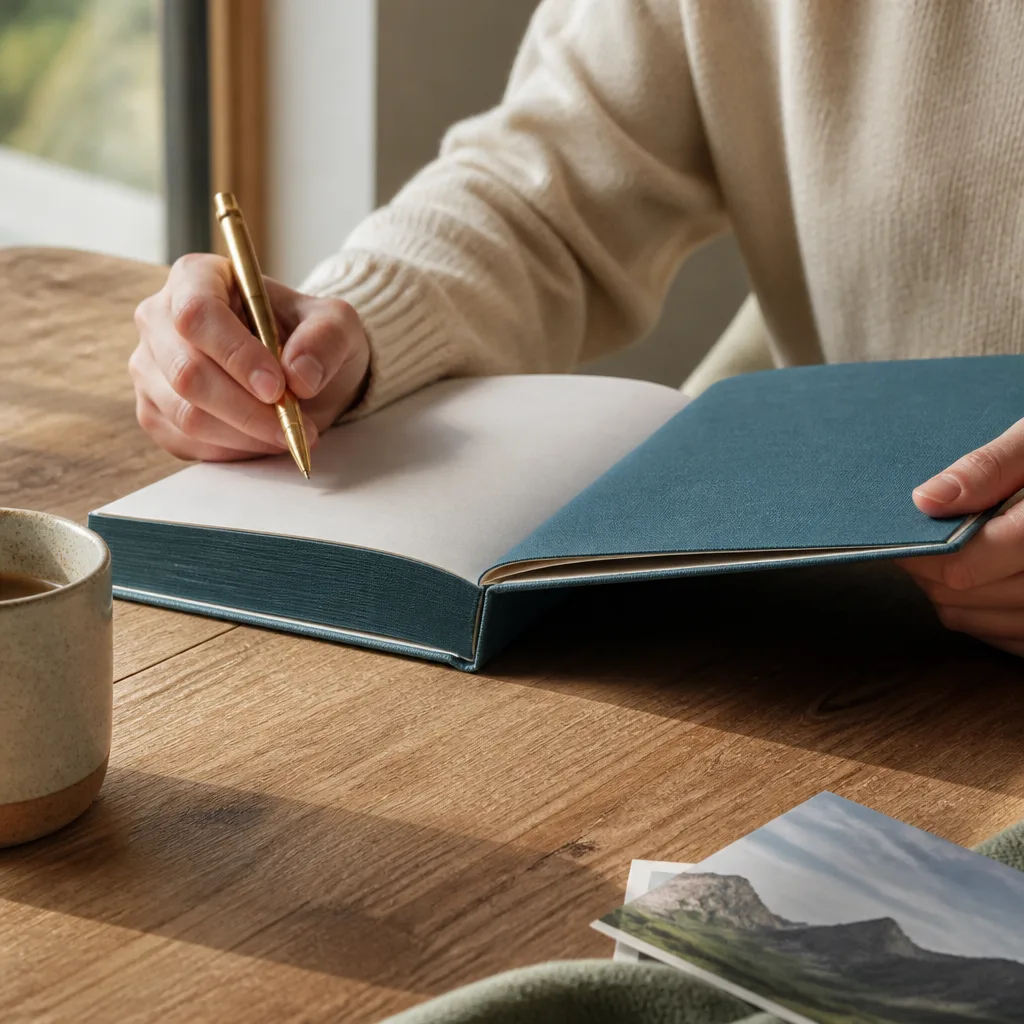 Bucket List Journal — Engagements are full of logistics, so hand them a book that is purely about the fun parts instead: a journal for everything they want to
