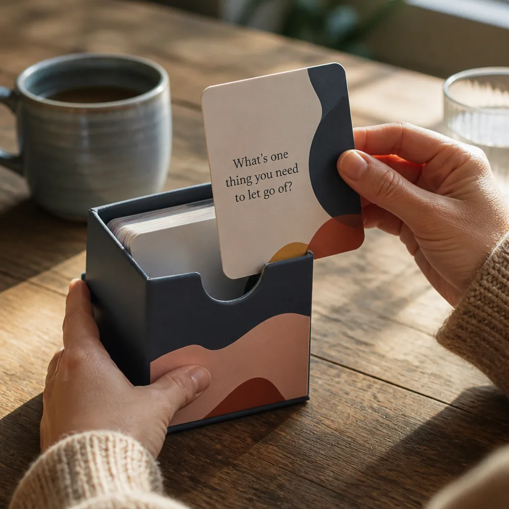Couples Connection Card Deck — For the couple who has run out of new things to talk about after years together, a deck of conversation prompts gives dinner
