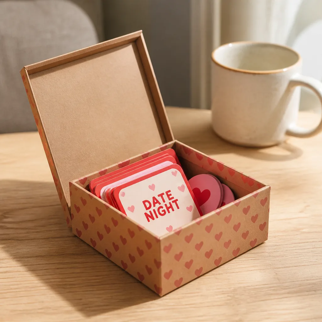 Date Night Box — For the couple who keeps saying they should plan more date nights and never quite does it, a box of ready made date ideas removes the only