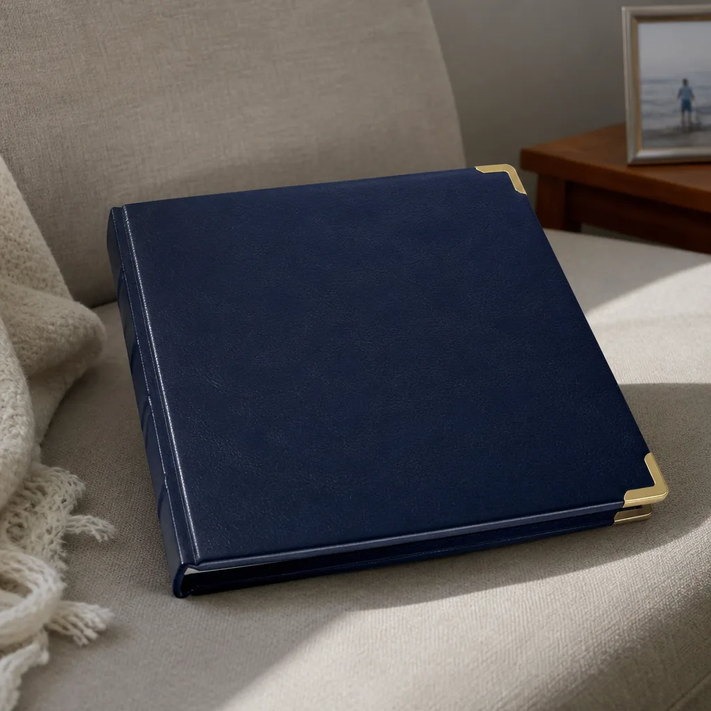 Photo Album — Before you assume nobody prints photos anymore, remember that an engaged couple is about to take hundreds of them, at the party, the shower, the