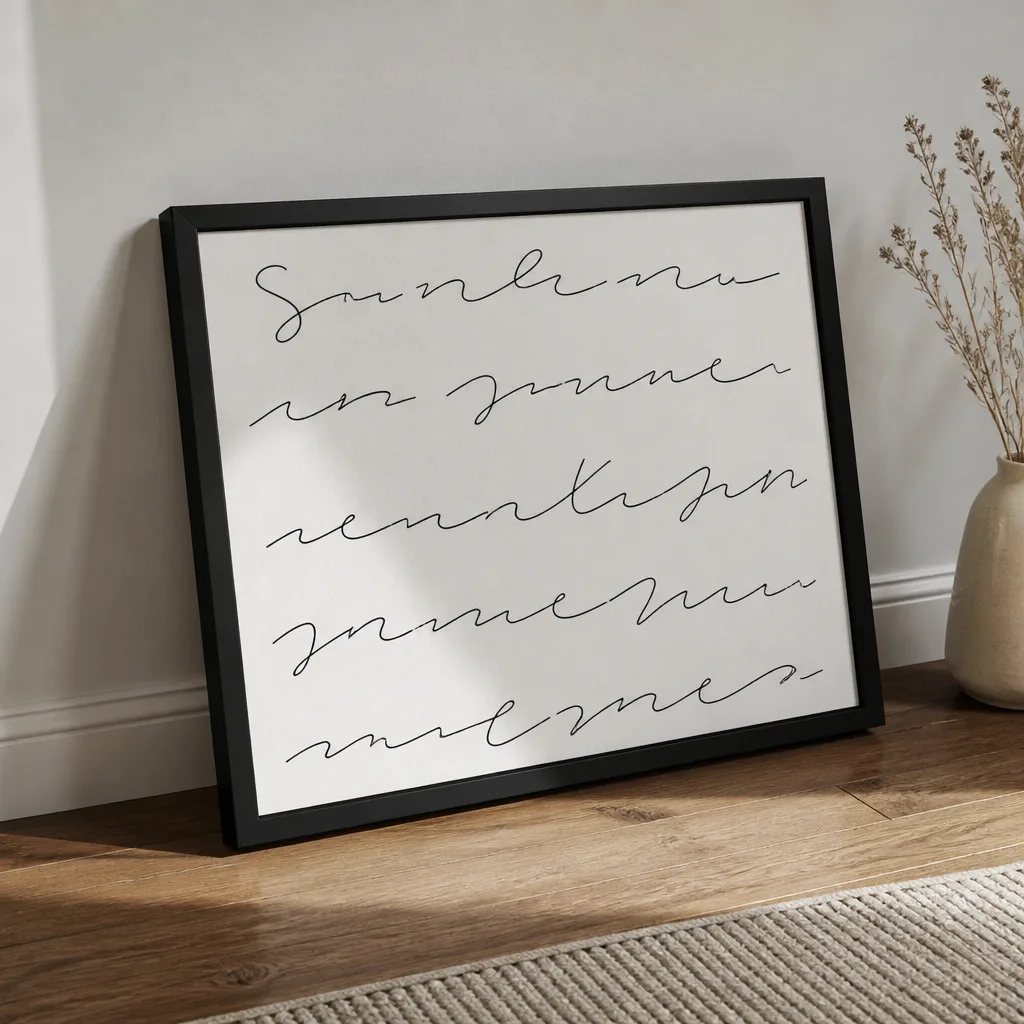 Wall Art With The Lyrics Of Their First Dance Song — If they have already picked the song for the first dance, a framed print of its lyrics gets to hang in the