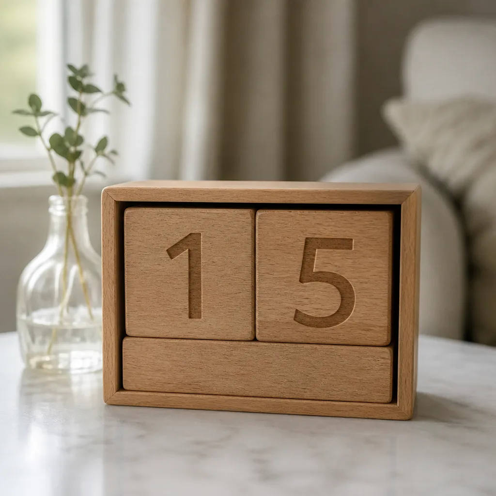 Wedding Countdown Calendar — The engagement is going to last longer than either of them expects, and a calendar that counts the days down gives the waiting an