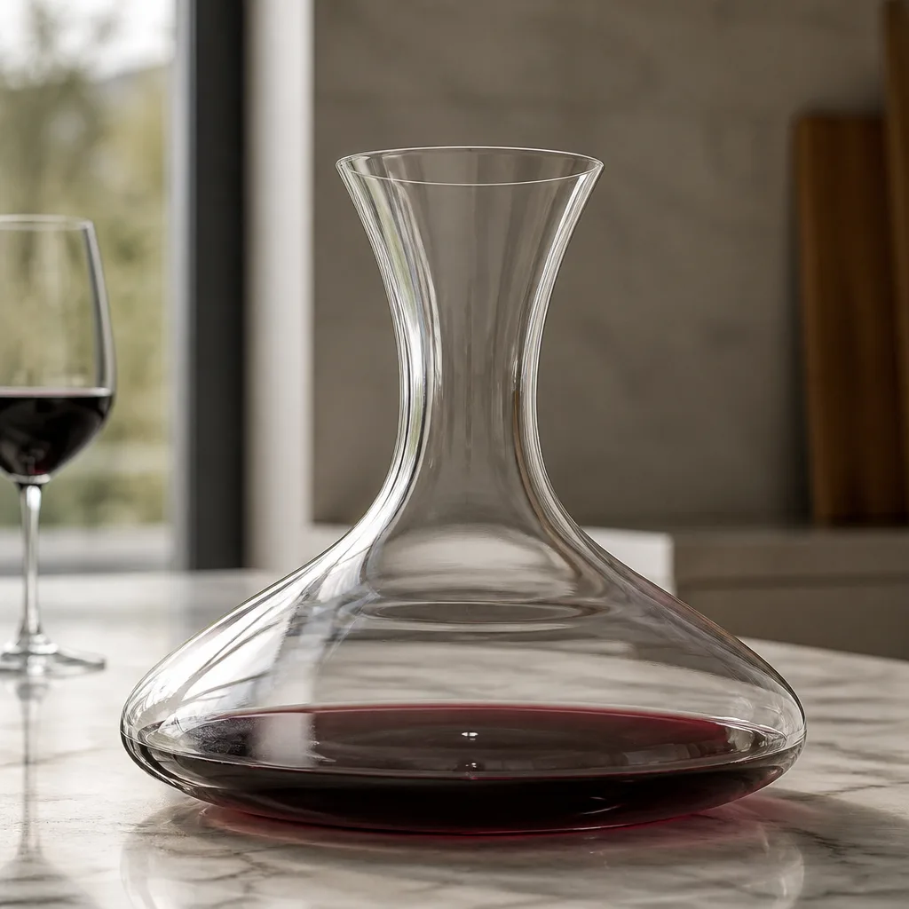 Wine Decanter — For the couple who treats a Tuesday bottle of red like an occasion, a decanter turns that habit into something that looks considered rather