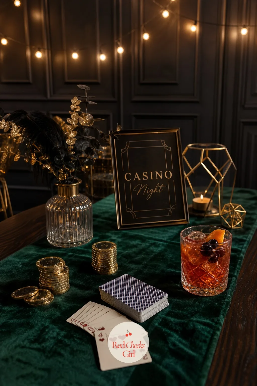 Casino Night — The risk is that it feels like an office holiday party. Engagement party themes