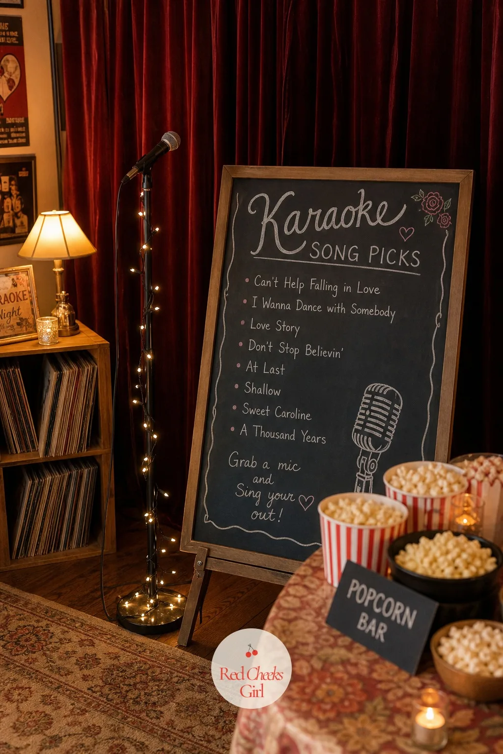 Karaoke — Shy singers dread a stage. Engagement party themes