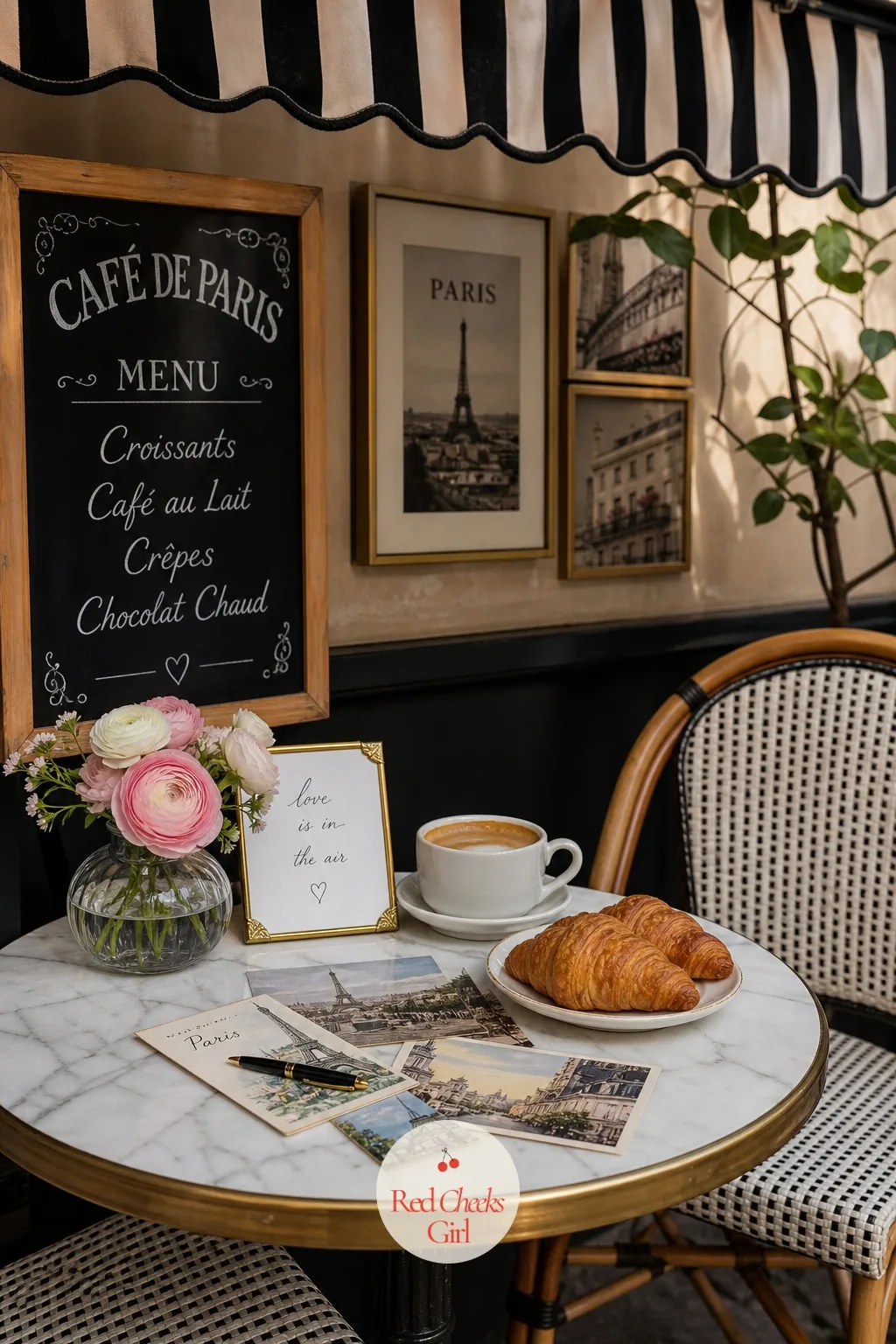 Paris Cafe — It sounds like it needs Eiffel Tower cutouts. Engagement party themes