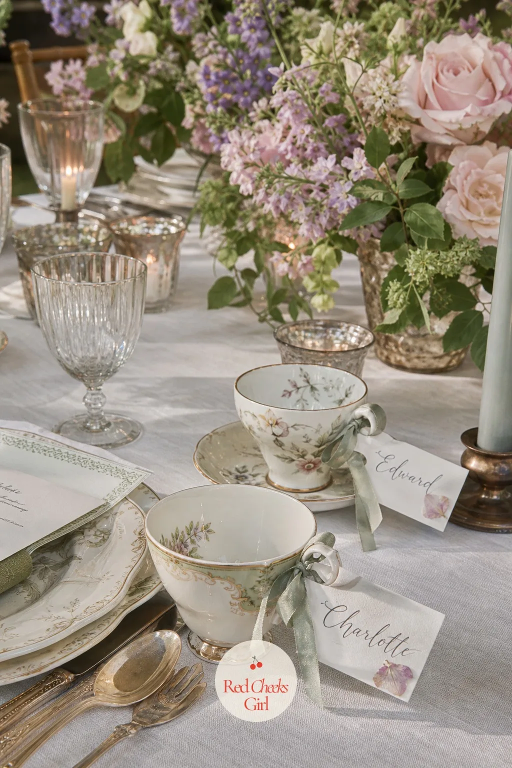 Hand-Lettered Place Cards — Guests milling around a seating chart looking for their names slows everything down right when the room should feel settled.