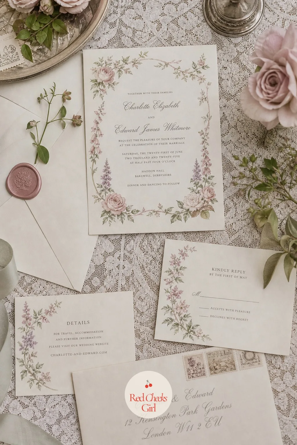 Invitation Suite — The invitation is the first thing any guest sees, so it needs to set the whole mood before anyone has even confirmed the date. English