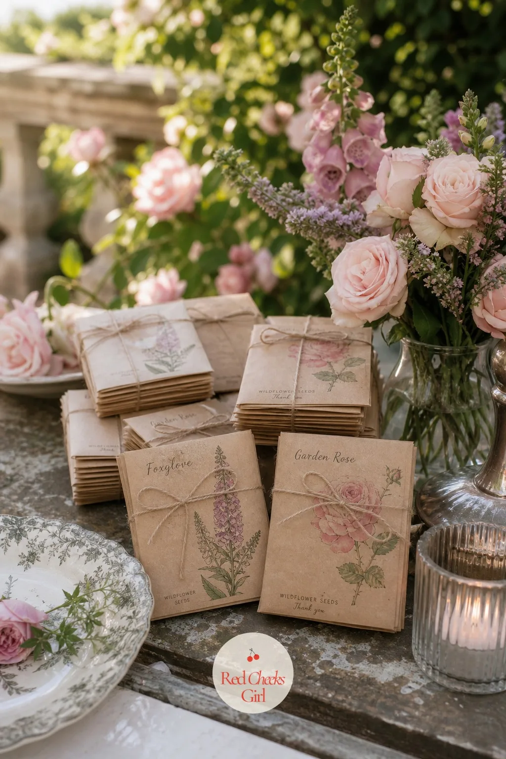 Seed Packet Favors — A favour nobody wants is just money left on the table at the end of the night. English garden wedding