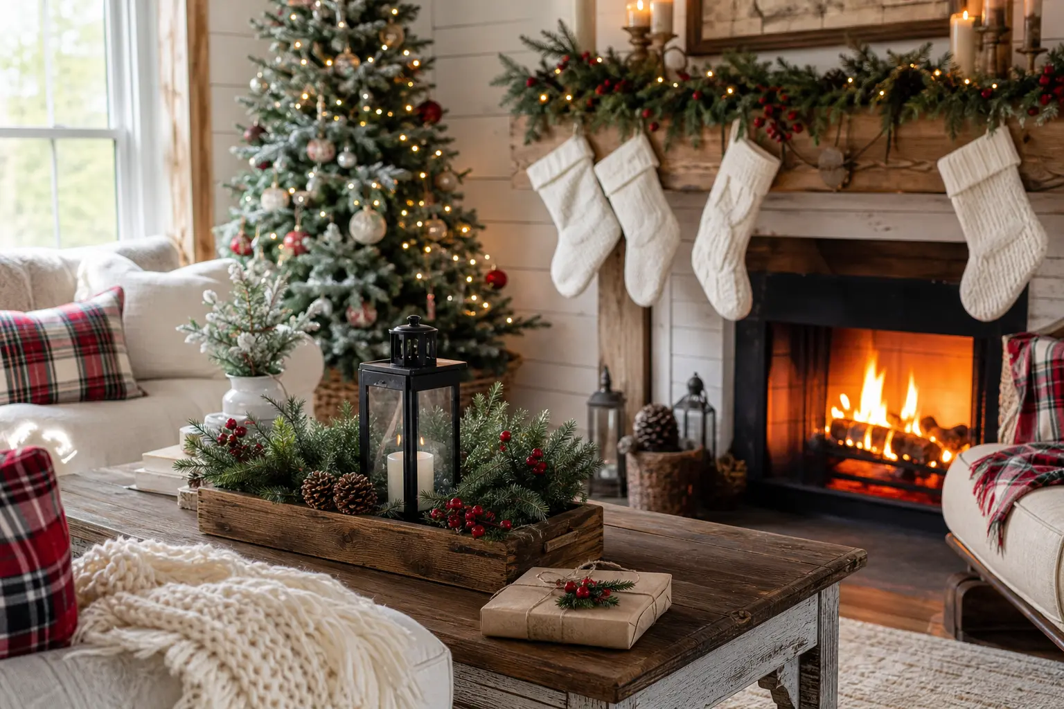 21 Farmhouse Christmas Decor Ideas