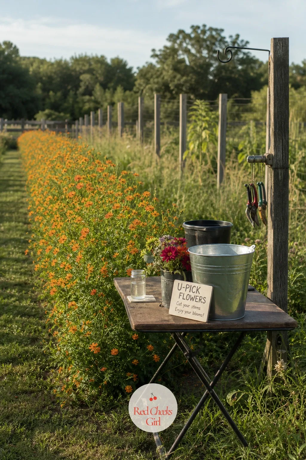 U-Pick Flower Patch — U-Pick Flower Patch : a backyard or a shared garden plot does more than feed her own vases, it can become the stand itself. Flower