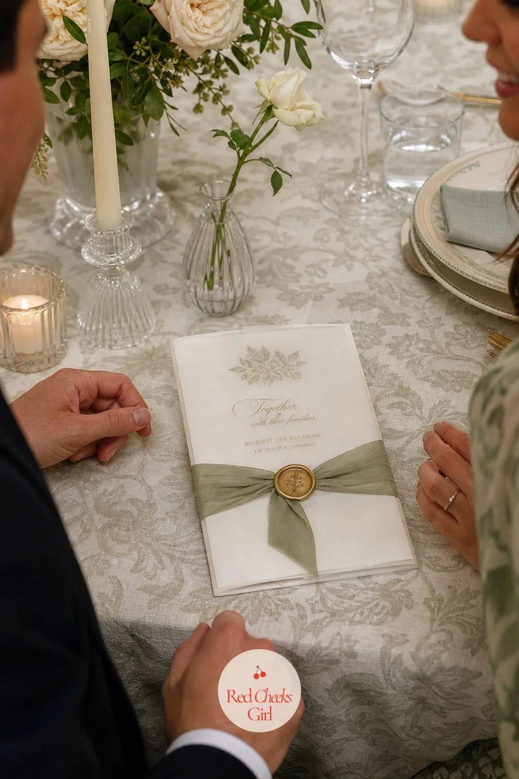 The Invitation Suite — Every guest meets this theme before they meet the chateau itself. French chateau wedding