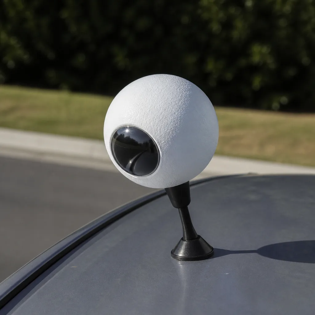 Googly Eye Antenna Topper — This one is cheap, immediate, and genuinely funny every time a car pulls into a parking lot with it attached. Funny white elephant