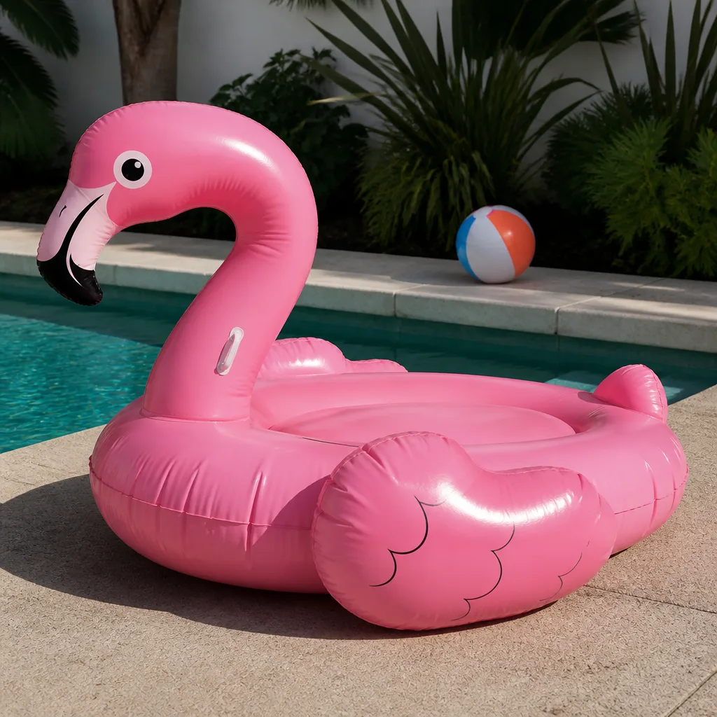 Inflatable Flamingo Pool Float — In summer this gets fought over for the obvious reason. Funny white elephant gifts