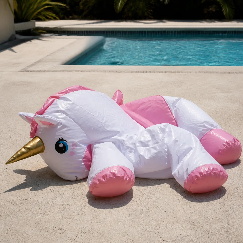 Inflatable Unicorn Onesie — It inflates into a full body unicorn costume in under a minute, and someone will absolutely wear it for the rest of the party once