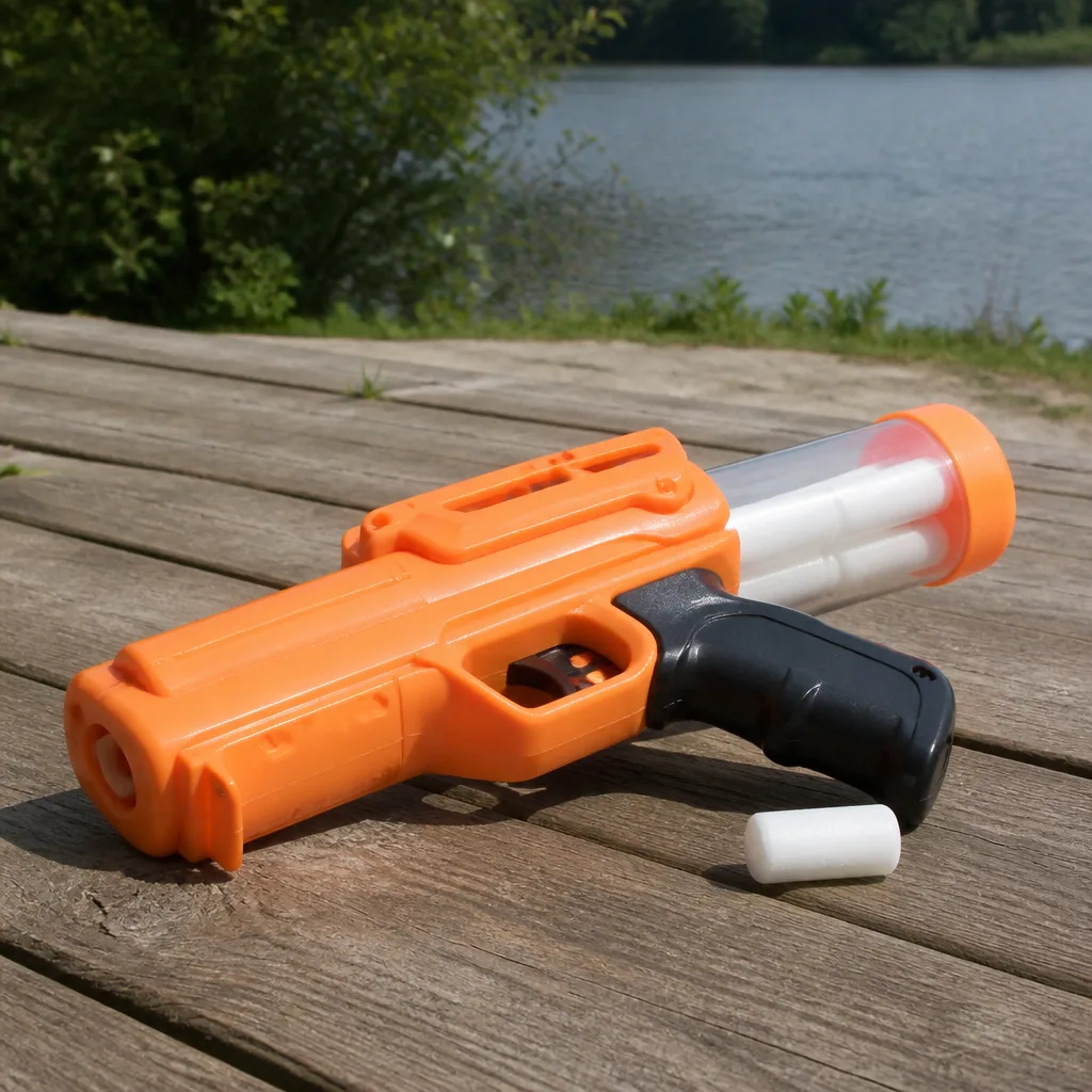 Marshmallow Shooter Gun — It looks harmless enough to pass through security at any gathering, and then someone fires the first marshmallow across the room.