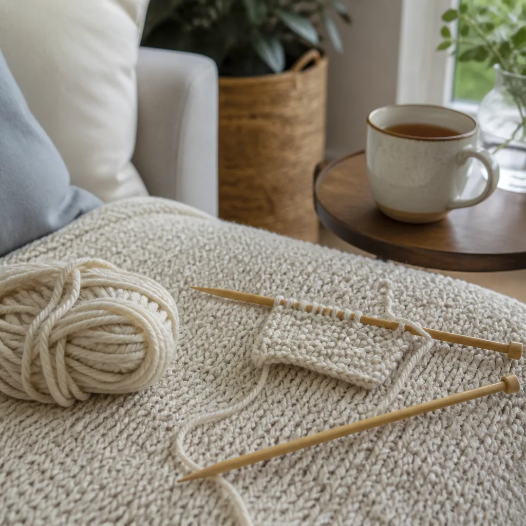 Beginner Knitting Kit — For the friend who keeps saying she wants a hobby that is not her phone. Galentines gifts