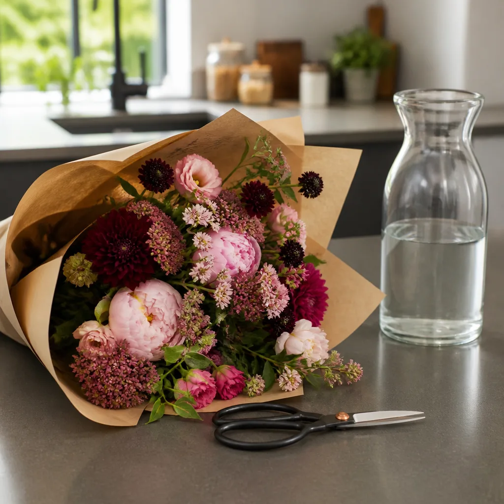 Flower Bouquet Delivery — Not every gift needs unwrapping, and a bouquet that just shows up at her door on the day does something a wrapped box cannot: it