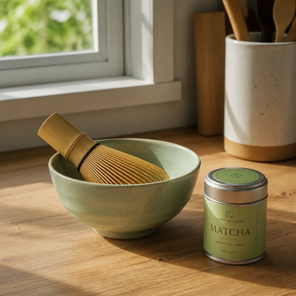 Matcha Starter Kit — She has watched a hundred videos of someone whisking matcha in a sunlit kitchen and wants to be that person. Galentines gifts