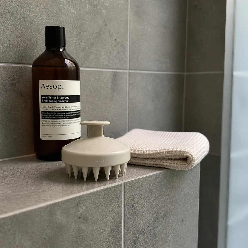 Scalp Massage Tool — If the head spa appointment never quite gets booked, this is the next best thing and it lives in her bathroom cabinet instead of her