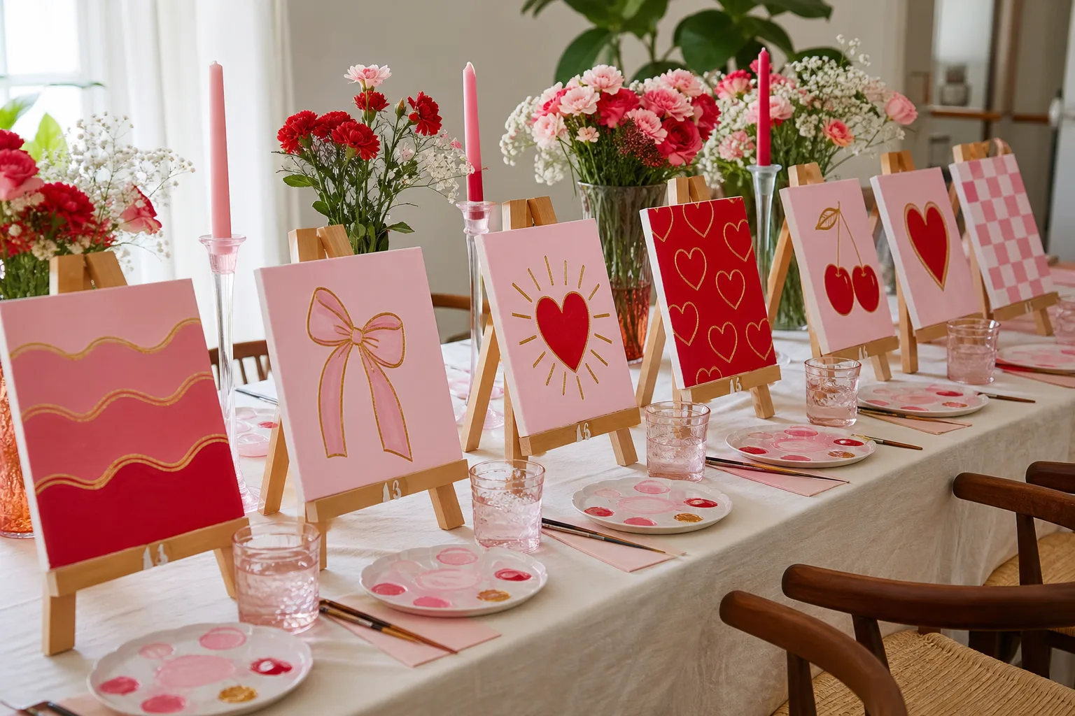 18 Galentines Paint Ideas for a Paint and Sip Night With Friends
