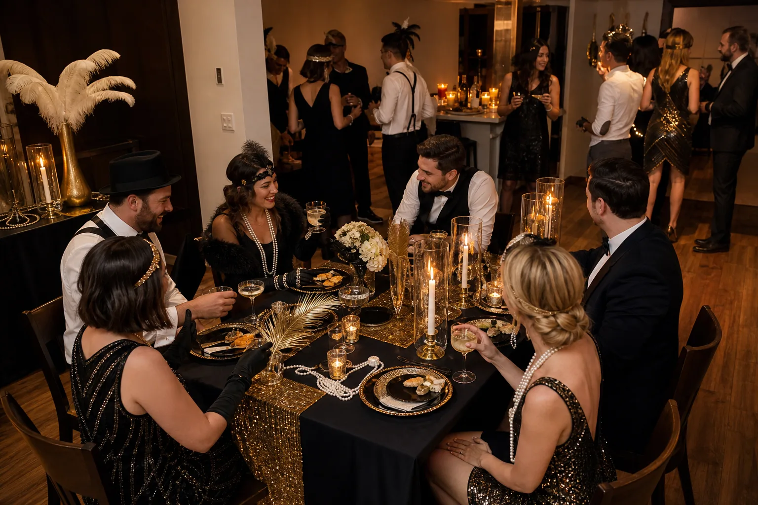 24 Gatsby Themed Party Ideas for a Roaring New Year's Eve at Home
