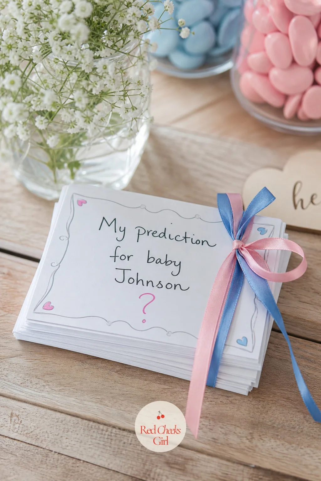 Prediction Cards for Each Relative — A vote in a group chat disappears into scroll within a day. Gender reveal ideas for family