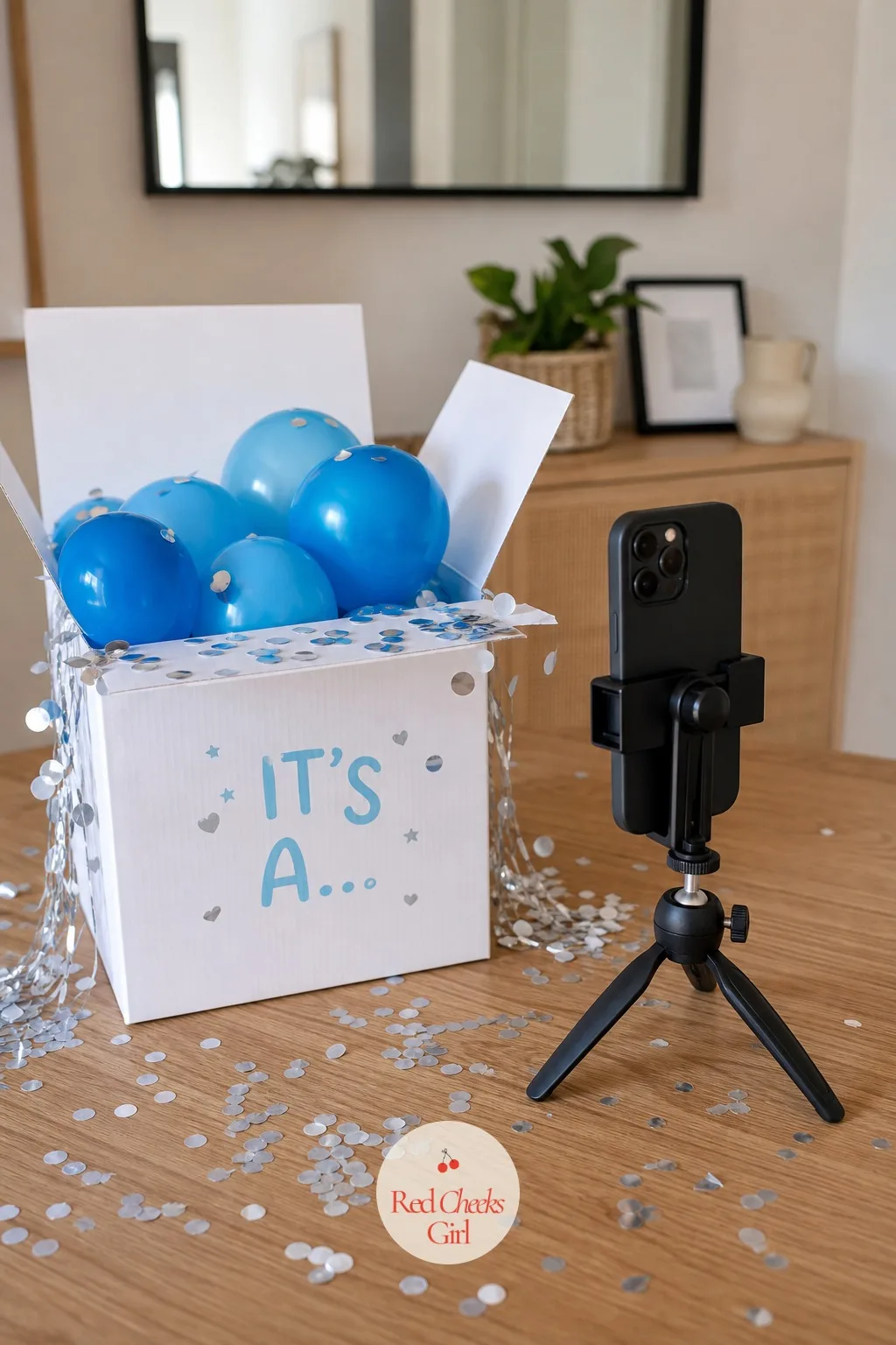 Video Call Balloon Box Reveal — Grandma's wifi freezes at the worst possible second, and the balloon pop everyone waited for turns into a pixelated smear.