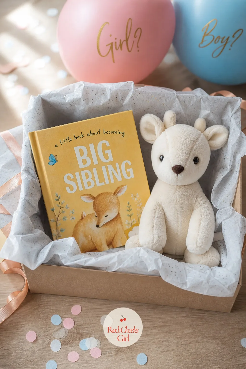 Big Sibling Book and Plush Set — The big question nobody answers for the three-year-old in the room is where they actually fit into all of this. Gender reveal
