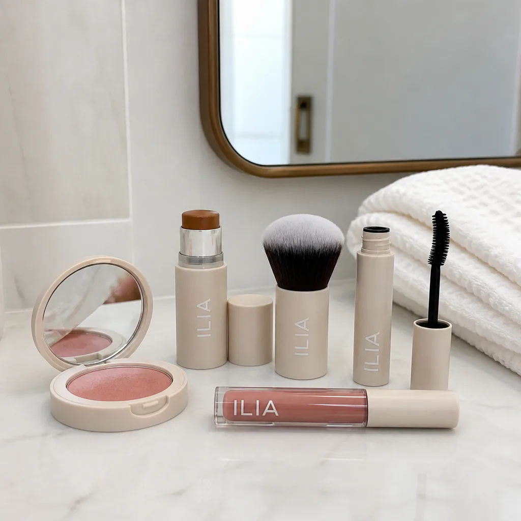Five Minute Makeup Set — Some mornings there is time for a full face and some mornings there is time for three products and the door closing behind her. Gifts