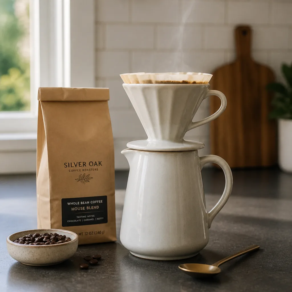 Pour Over Coffee Set — A desk coffee ritual gives a morning a shape before the first email lands. Gifts for corporate girlies