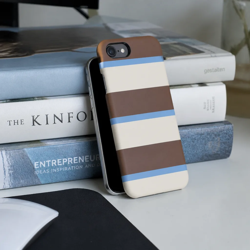 Rugby Stripe Phone Case — The phone case is the one accessory she touches a hundred times a day, and most of them are an afterthought. Gifts for corporate