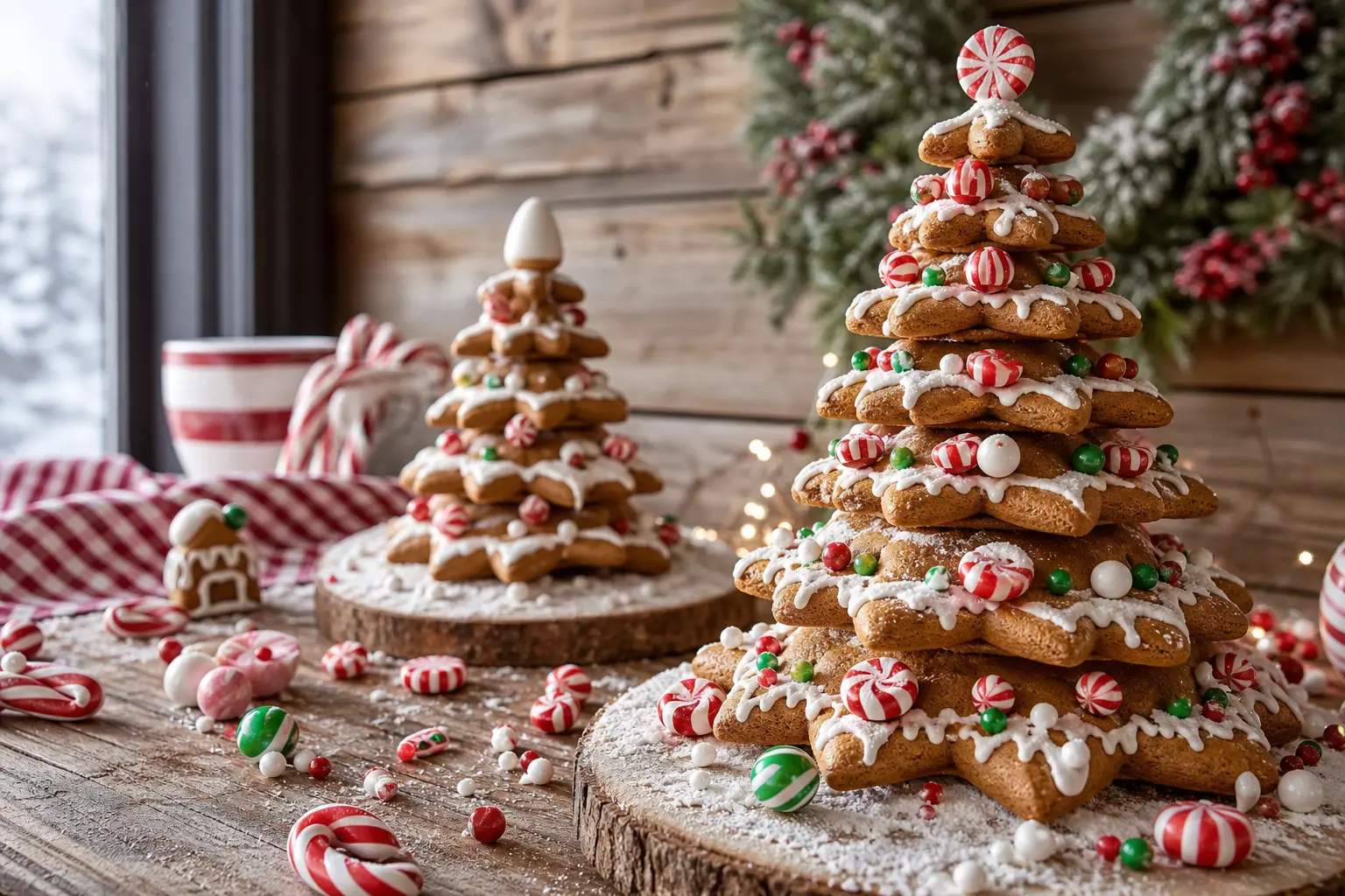 23 Gingerbread and Candy Land Christmas Trees Dripping With Peppermints, Lollipops and Iced Cookies