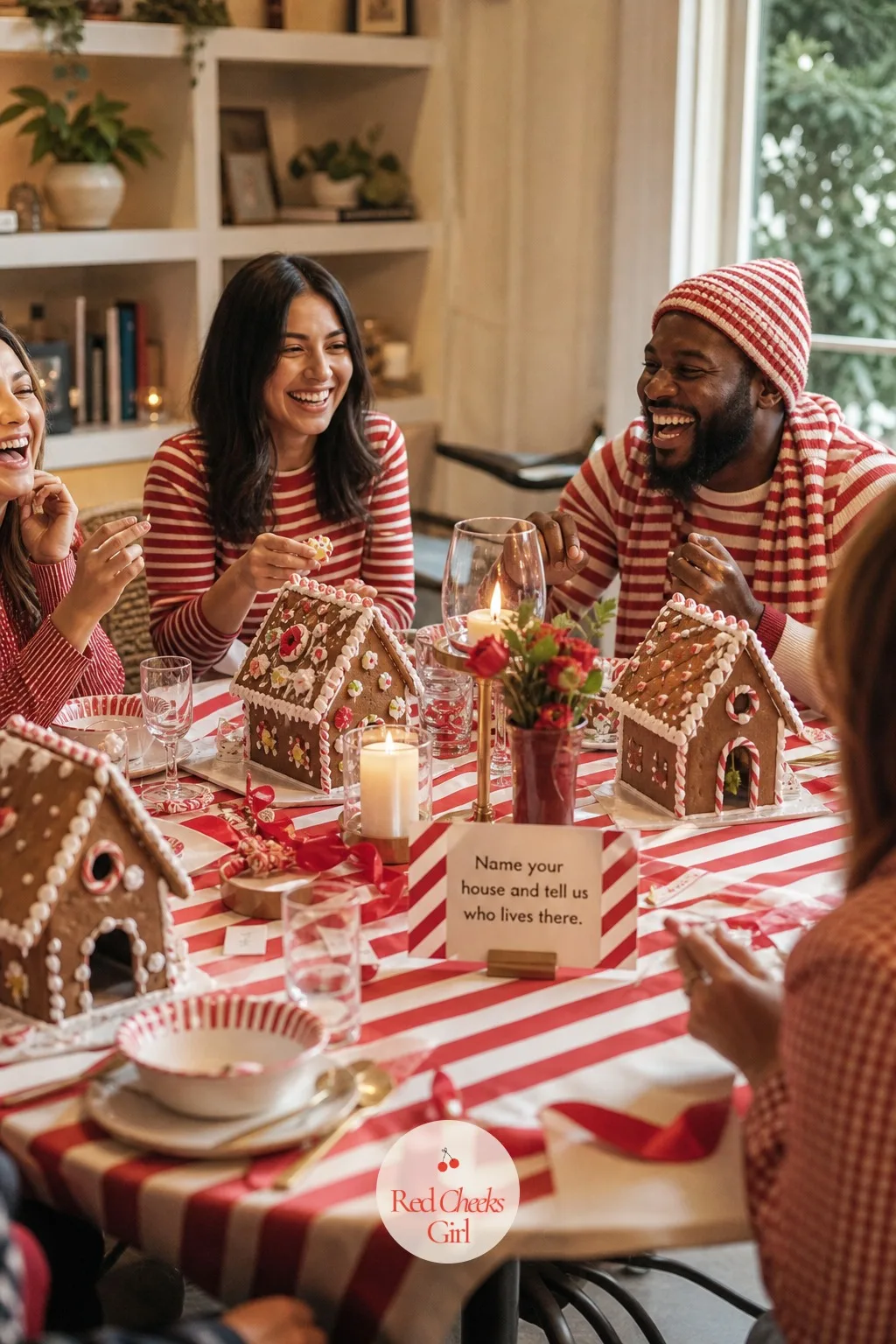 Naming The House And Who Lives There — For the lull after the vote and before the drinks, a quick round of storytelling keeps younger guests at the table: each