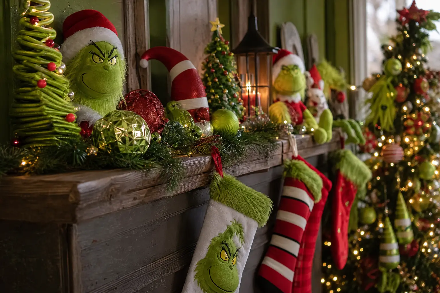 Grinch Christmas Decorations: 24 Lime-Green, Mischievous Ideas