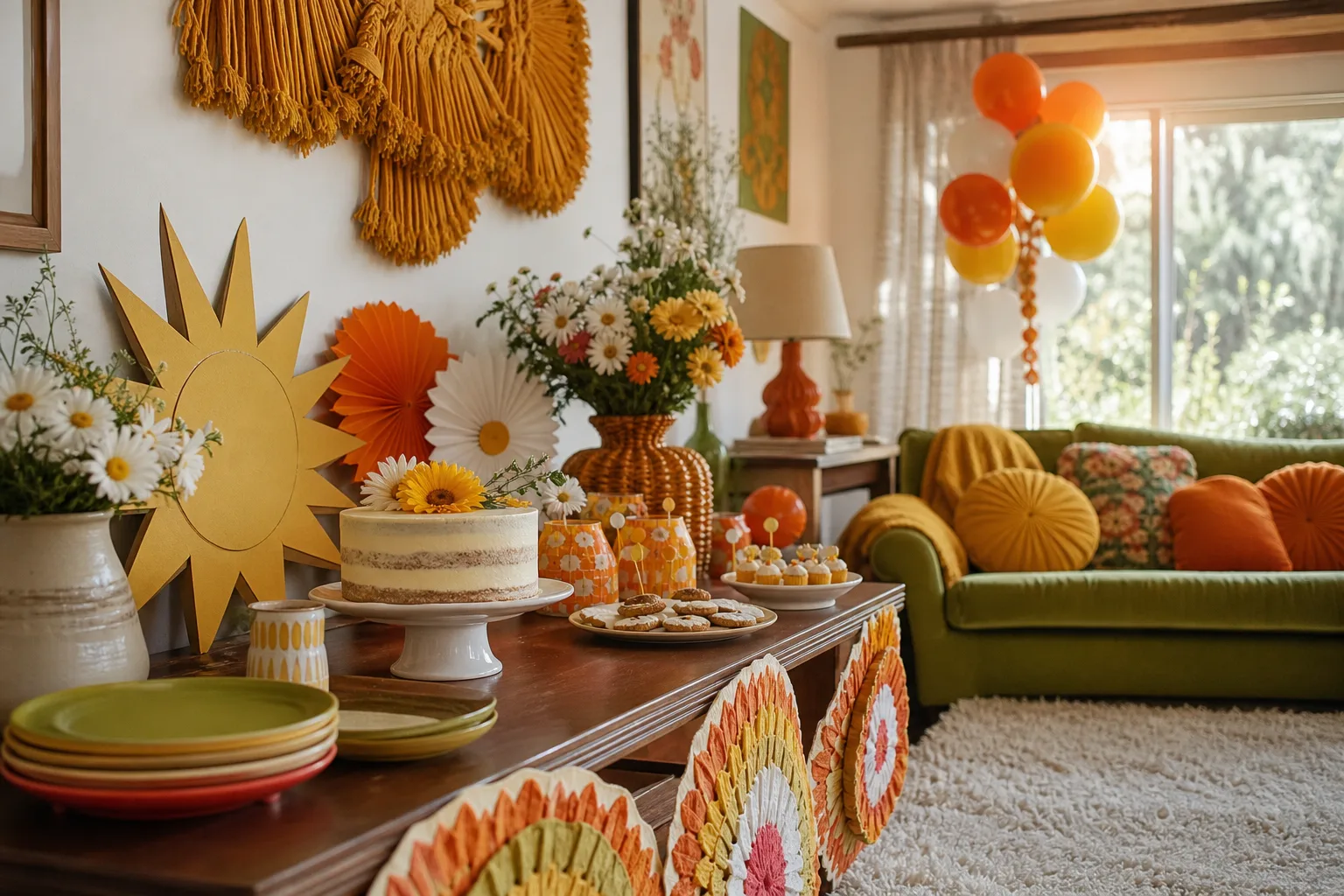 30 Groovy Baby Shower Ideas Straight From a Seventies Living Room