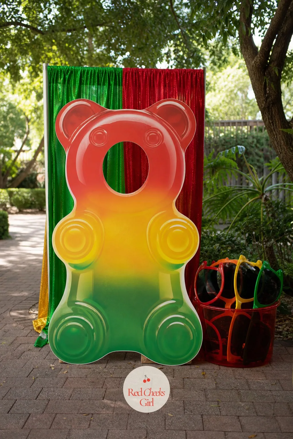 Gummy Bear Photo Spot — A standee sounds like a bigger project than it is, and there is a simpler path if there isn't time. Gummy bear birthday party