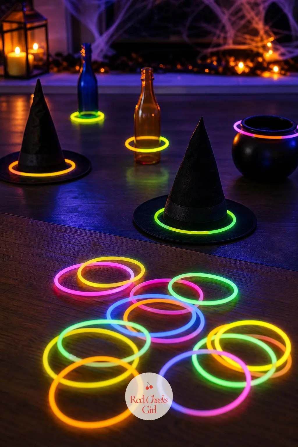 7. Glow Stick Ring Toss