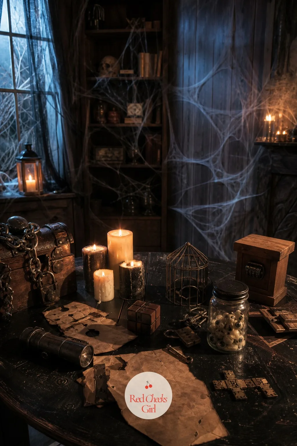 15. DIY Halloween Escape Room