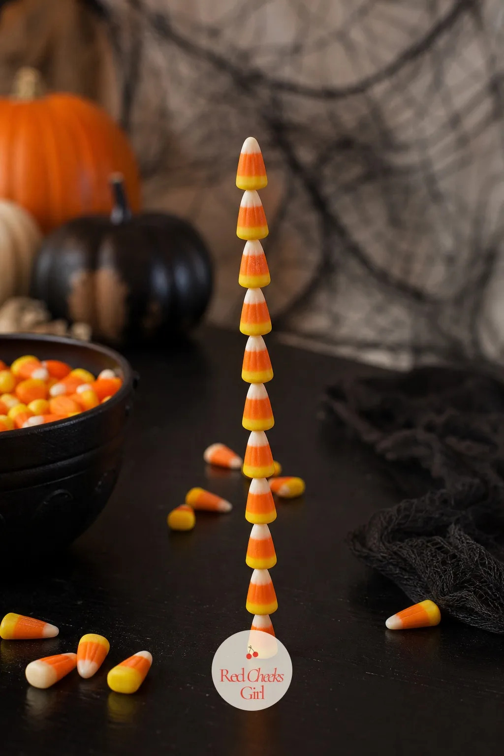 16. Candy Corn Stack