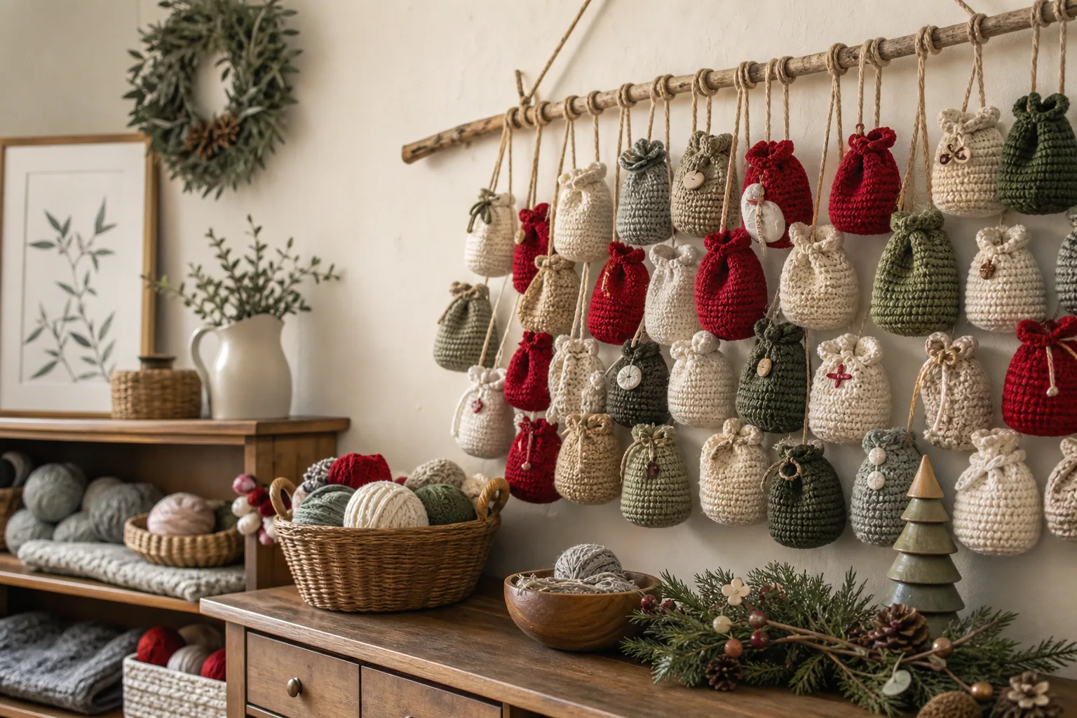 Handmade Advent Calendars: 12 Crochet, Felt and Fabric Countdowns to Treasure for Years