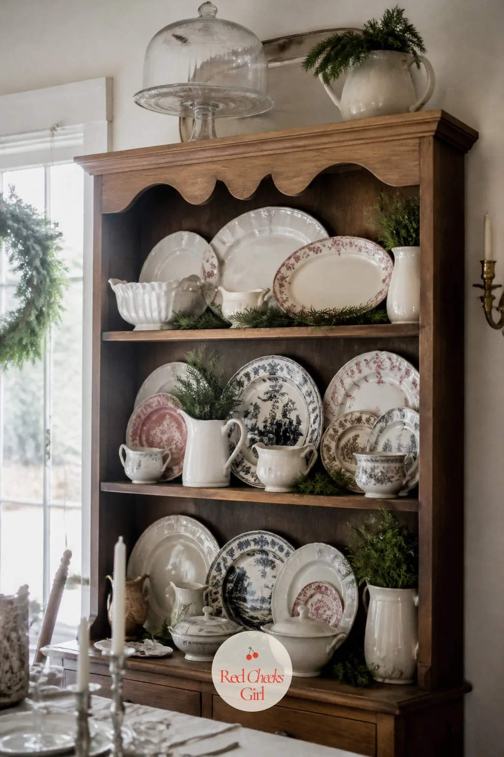 The Welsh Dresser Loaded With China — Every cottage dining room has one piece of furniture doing too much work, usually a dresser crammed with plates nobody