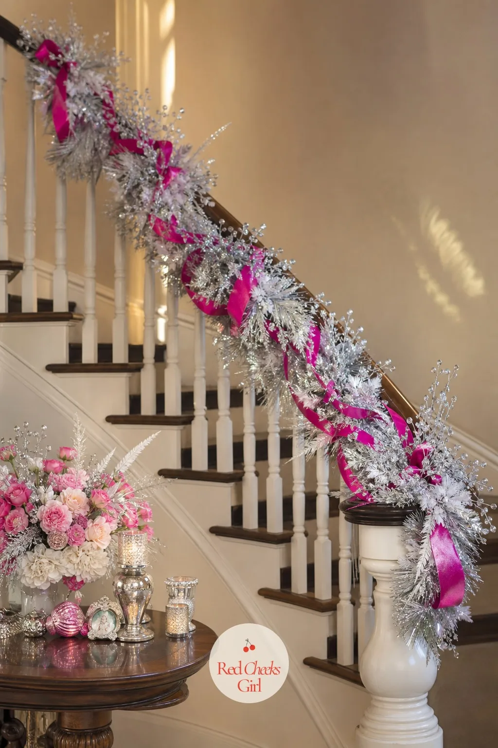 Garland for Nine Feet of Banister — A bare banister is the one thing that makes a fully dressed house look half done. Holly dolly parton christmas