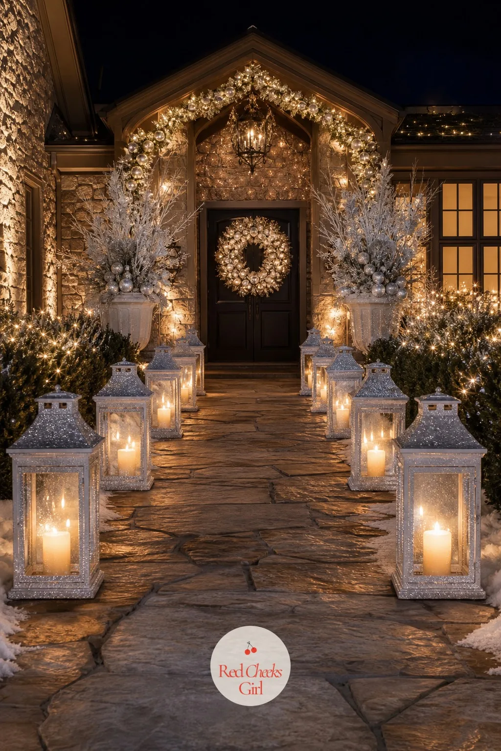 A Path of Lanterns to the Door — She will arrive in heels on a dark path, and nobody wants that to be the memorable part of the night. Holly dolly parton